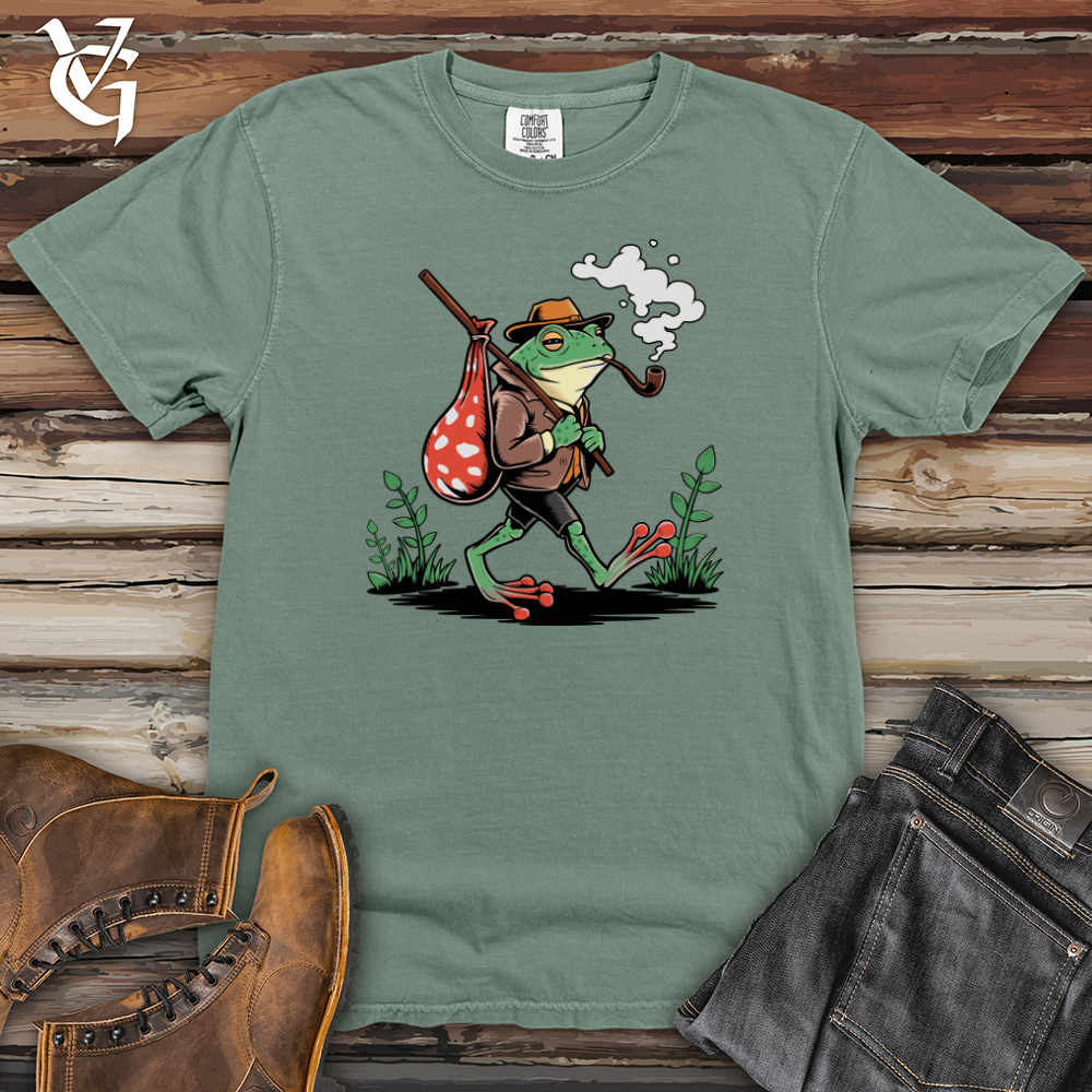 Frog Walking Alone Heavy Cotton Comfort Colors Tee