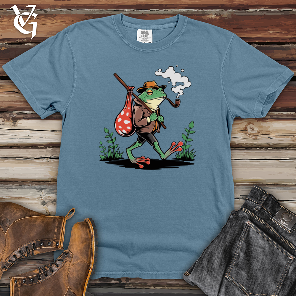 Frog Walking Alone Heavy Cotton Comfort Colors Tee