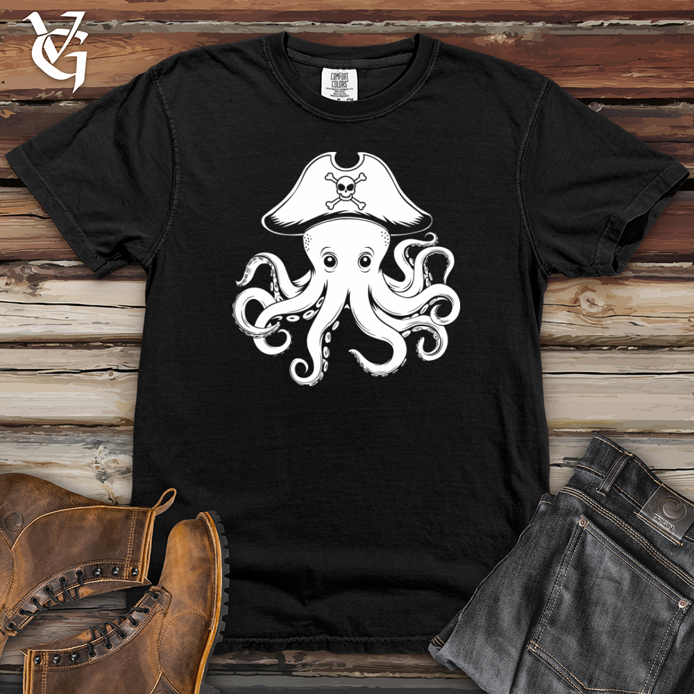 Octopus Pirate Heavy Cotton Comfort Colors Tee