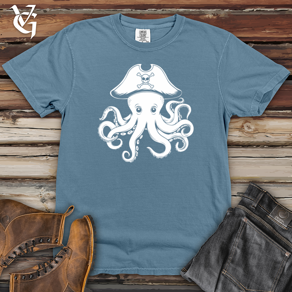 Octopus Pirate Heavy Cotton Comfort Colors Tee