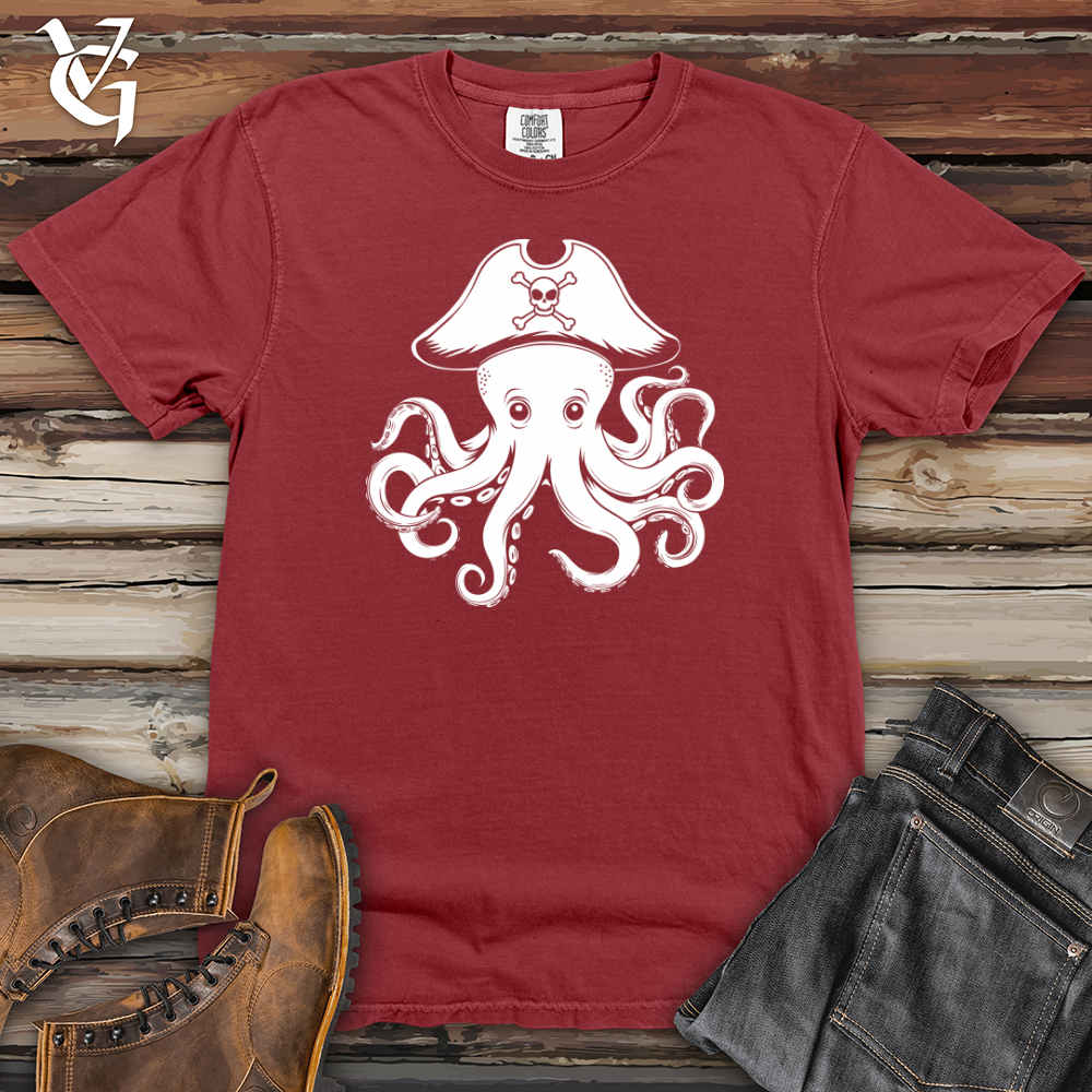 Octopus Pirate Heavy Cotton Comfort Colors Tee