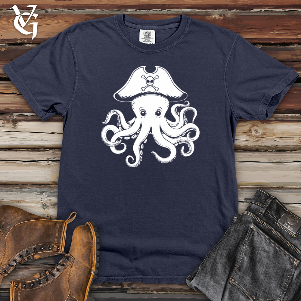 Octopus Pirate Heavy Cotton Comfort Colors Tee