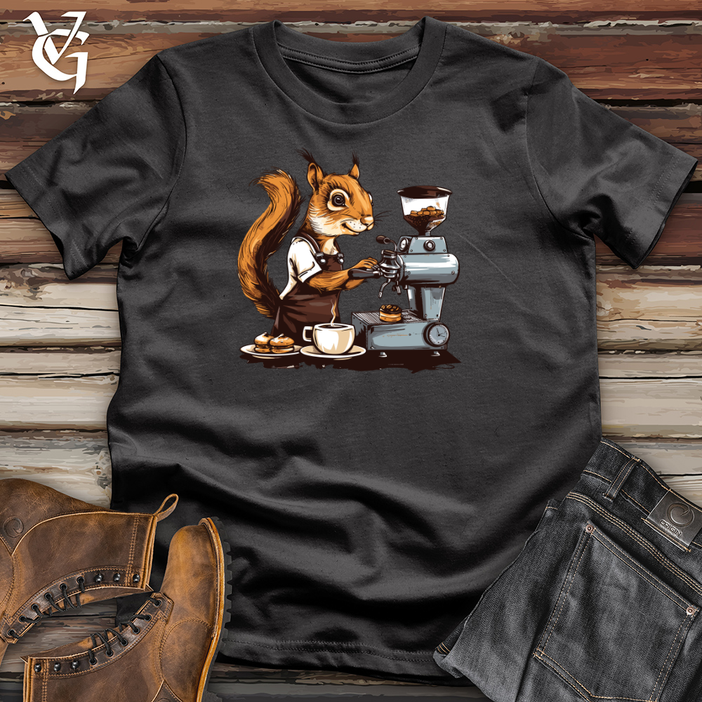 Barista Squirrel Brew Cotton Tee
