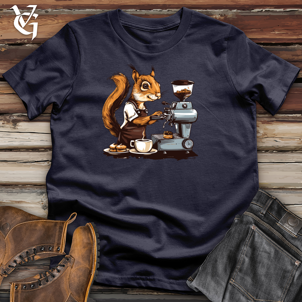 Barista Squirrel Brew Cotton Tee