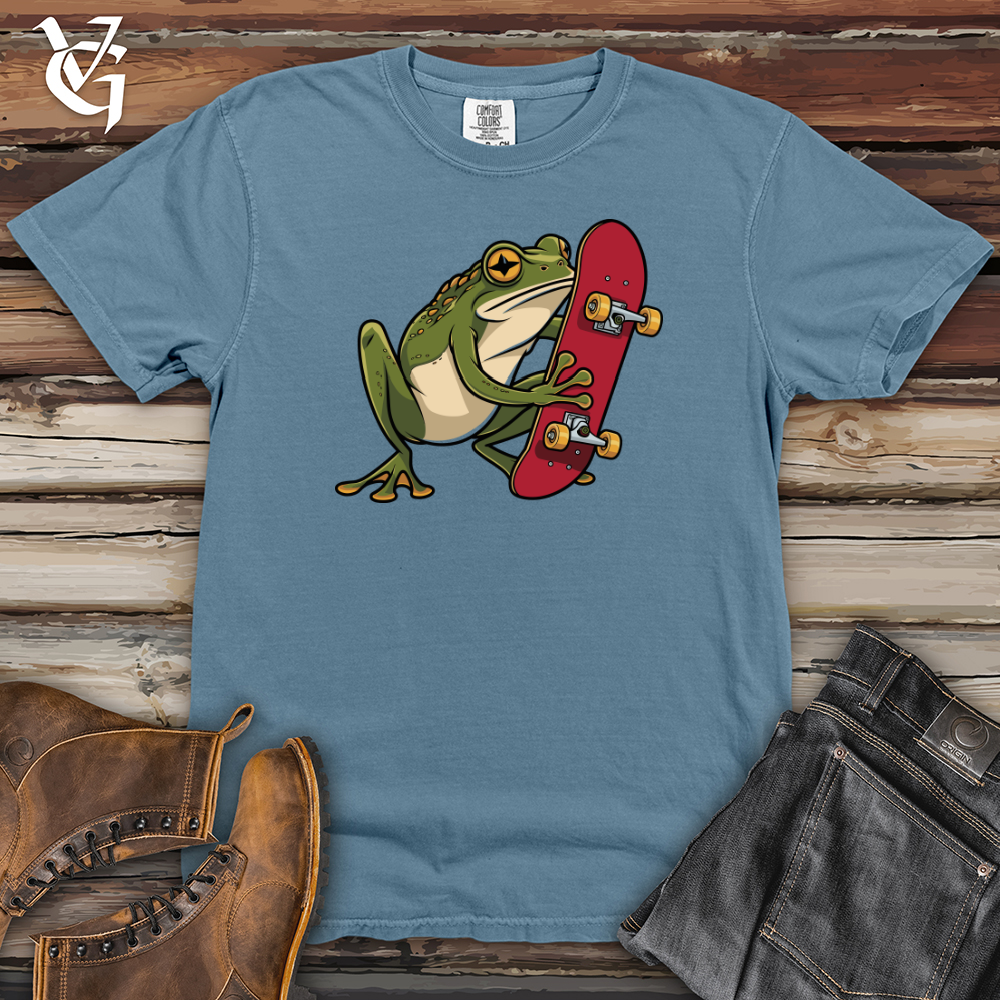 Frog Riding Heavy Cotton Comfort Colors Tee