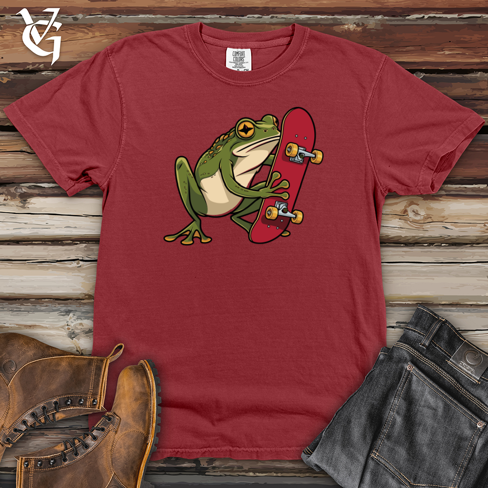 Frog Riding Heavy Cotton Comfort Colors Tee