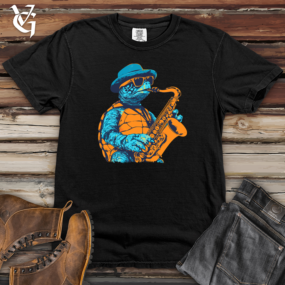 Turtle Sax Heavy Cotton Comfort Colors Tee