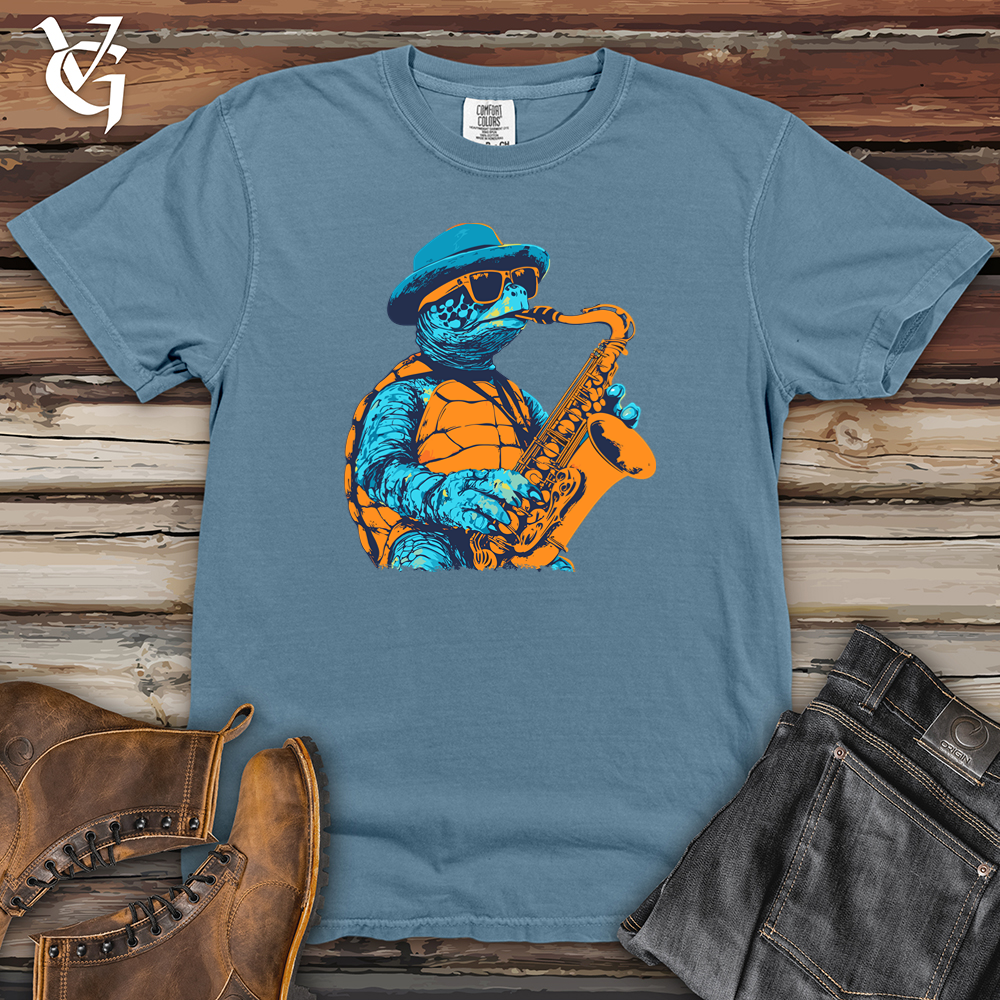 Turtle Sax Heavy Cotton Comfort Colors Tee