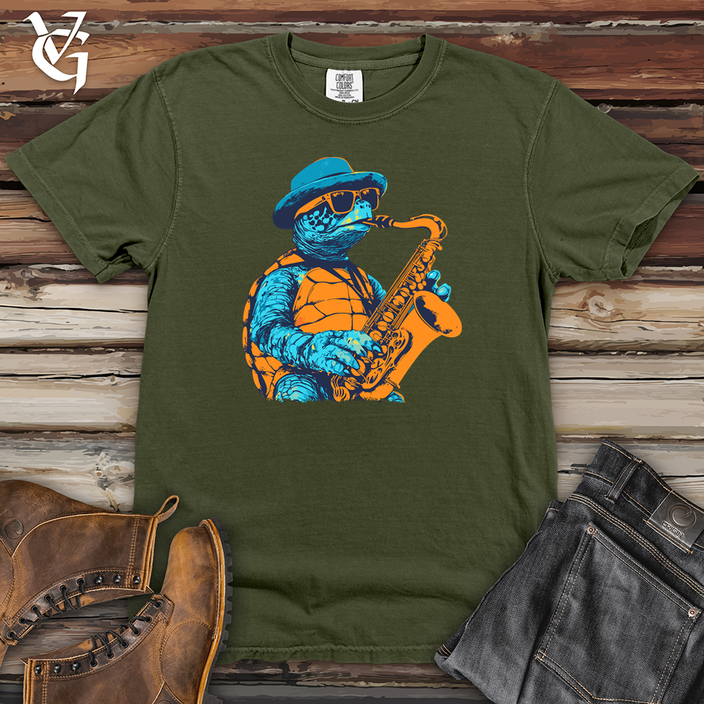 Turtle Sax Heavy Cotton Comfort Colors Tee