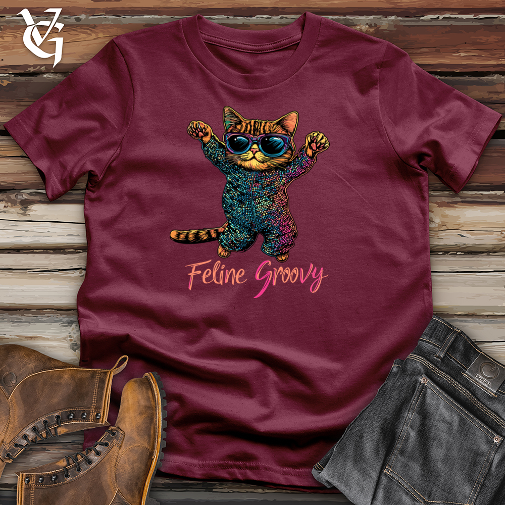 Feline Groovy Softstyle Tee
