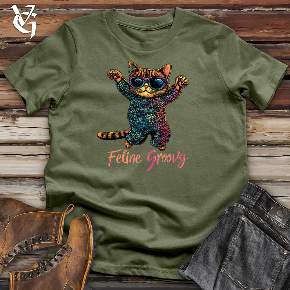 Feline Groovy Softstyle Tee