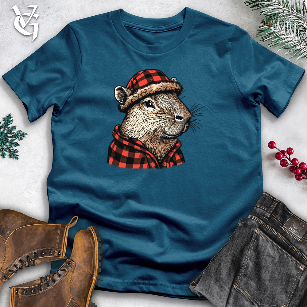 Capybara Lumberjack Cotton Tee