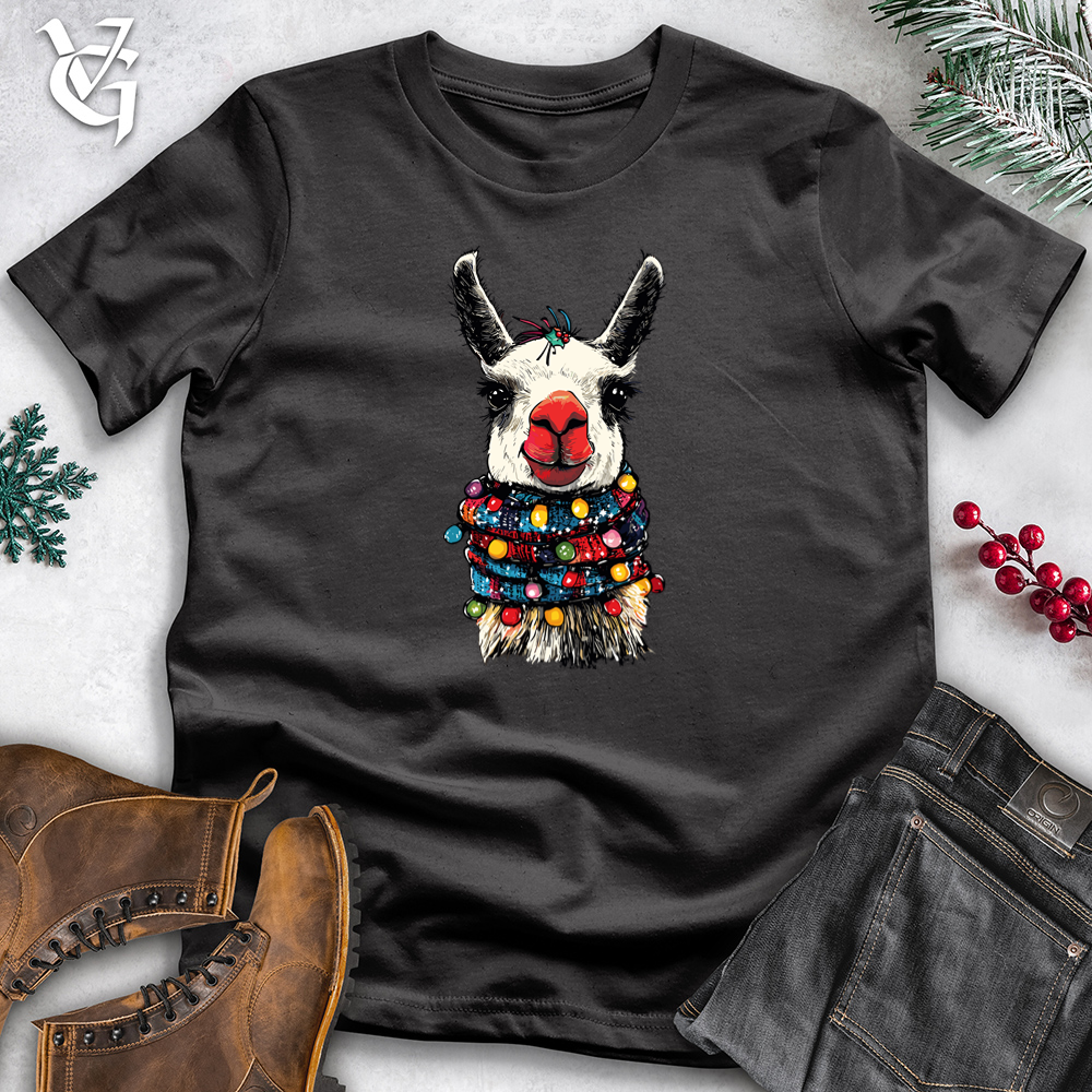 Festive Llama Cotton Tee