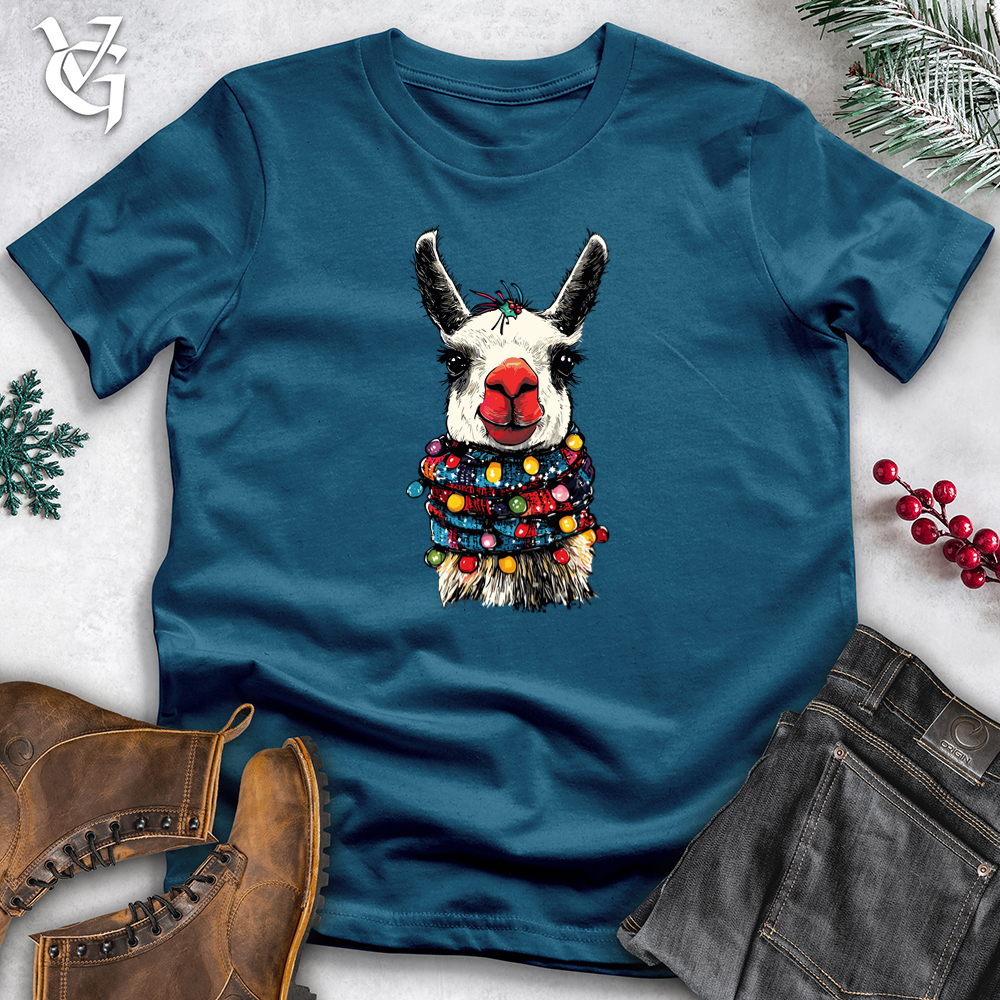 Festive Llama Cotton Tee