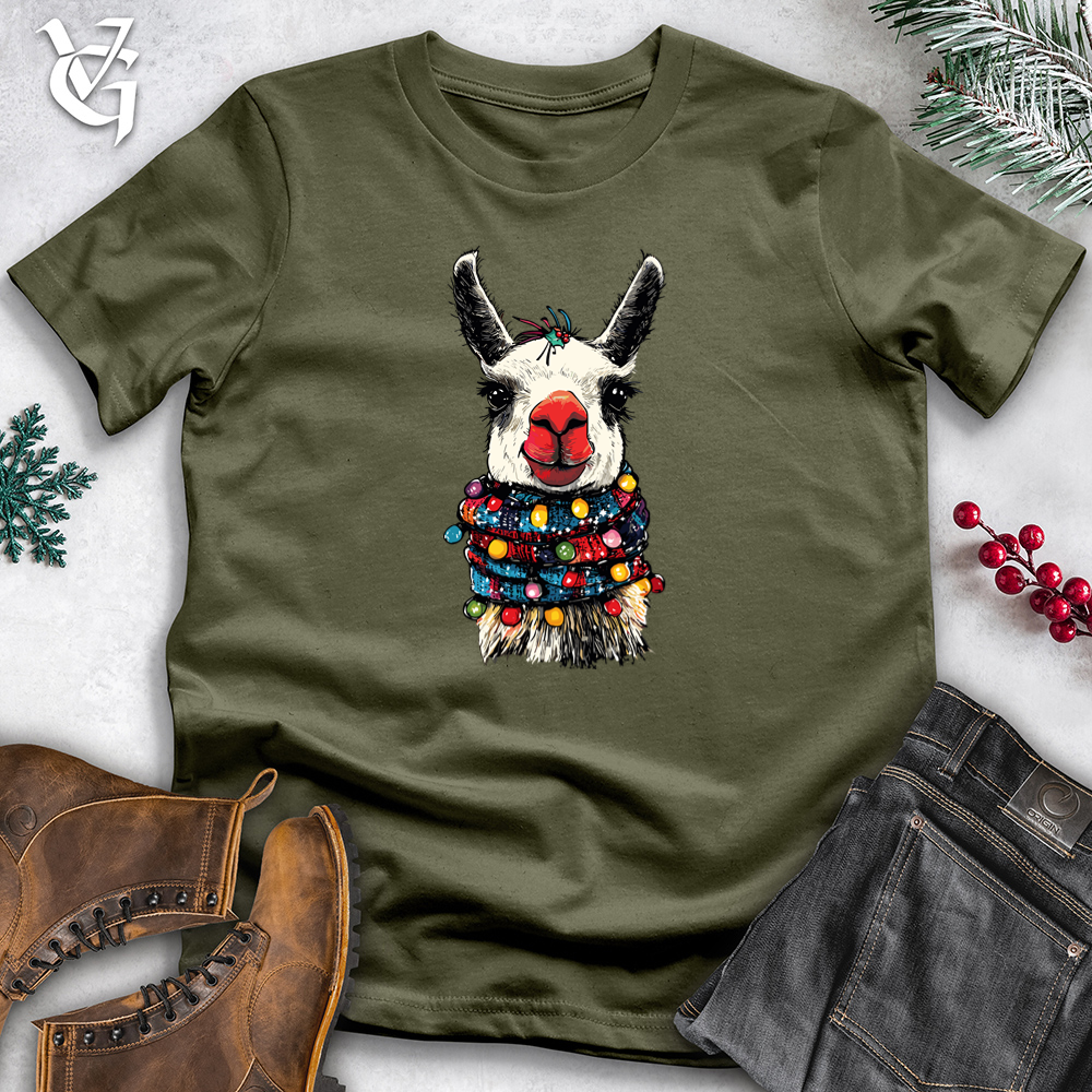 Festive Llama Cotton Tee