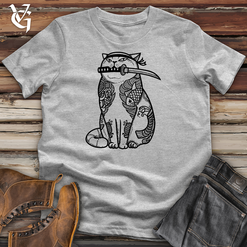 Samurai Cat Softstyle Tee