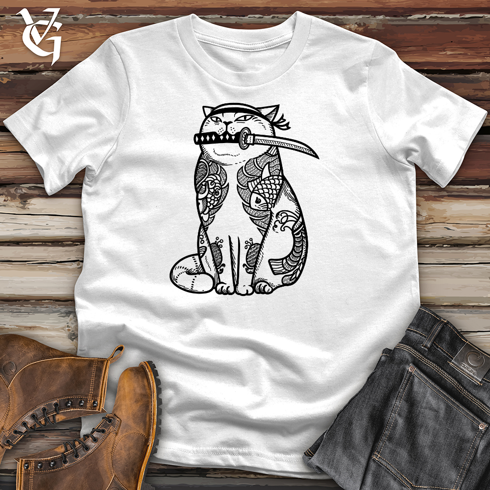 Samurai Cat Softstyle Tee