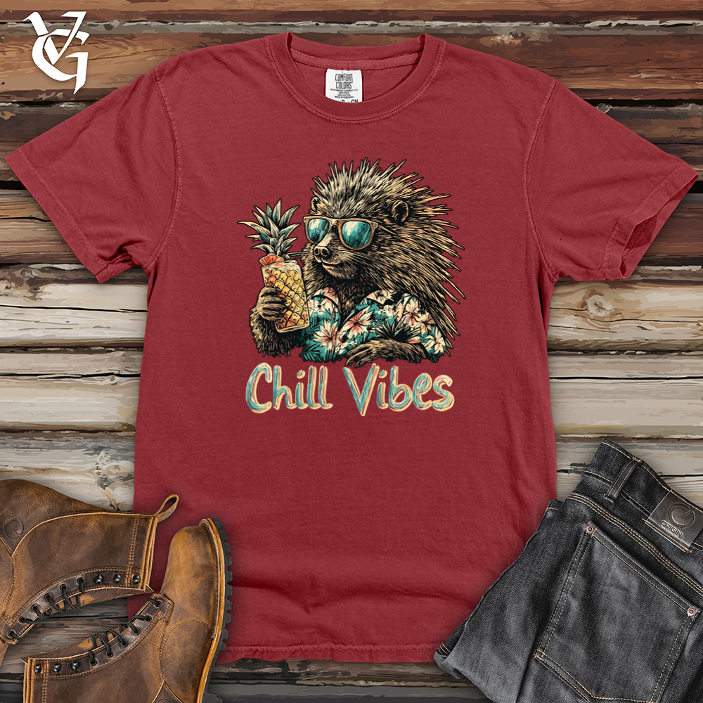 Chill Vibes Hedgehog Heavy Cotton Comfort Colors Tee