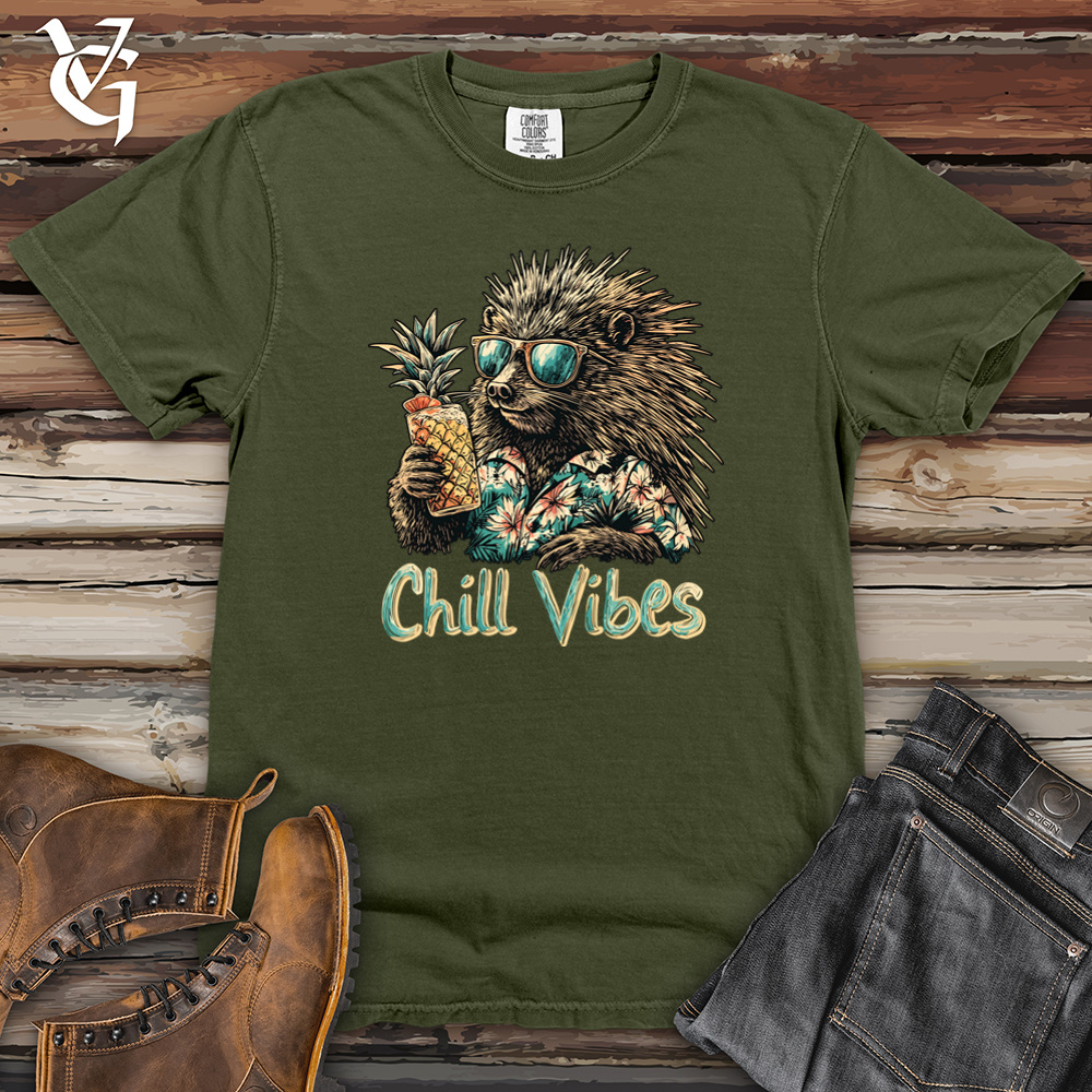 Chill Vibes Hedgehog Heavy Cotton Comfort Colors Tee