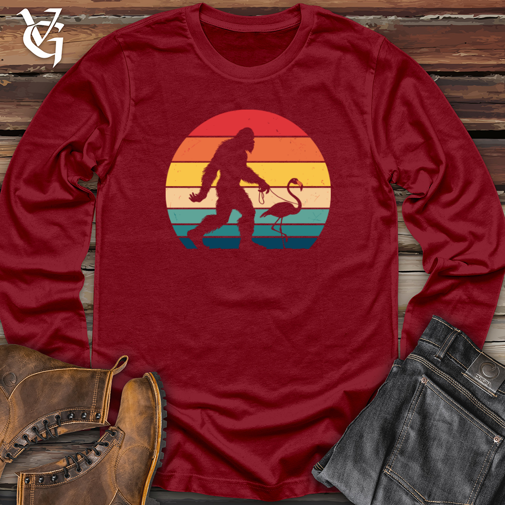 Sasquatch Flamingo Walk Long Sleeve