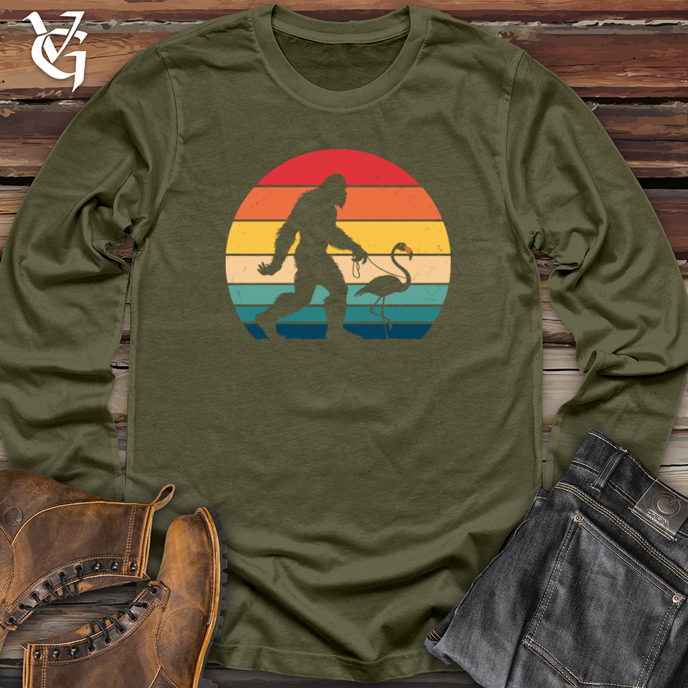 Sasquatch Flamingo Walk Long Sleeve