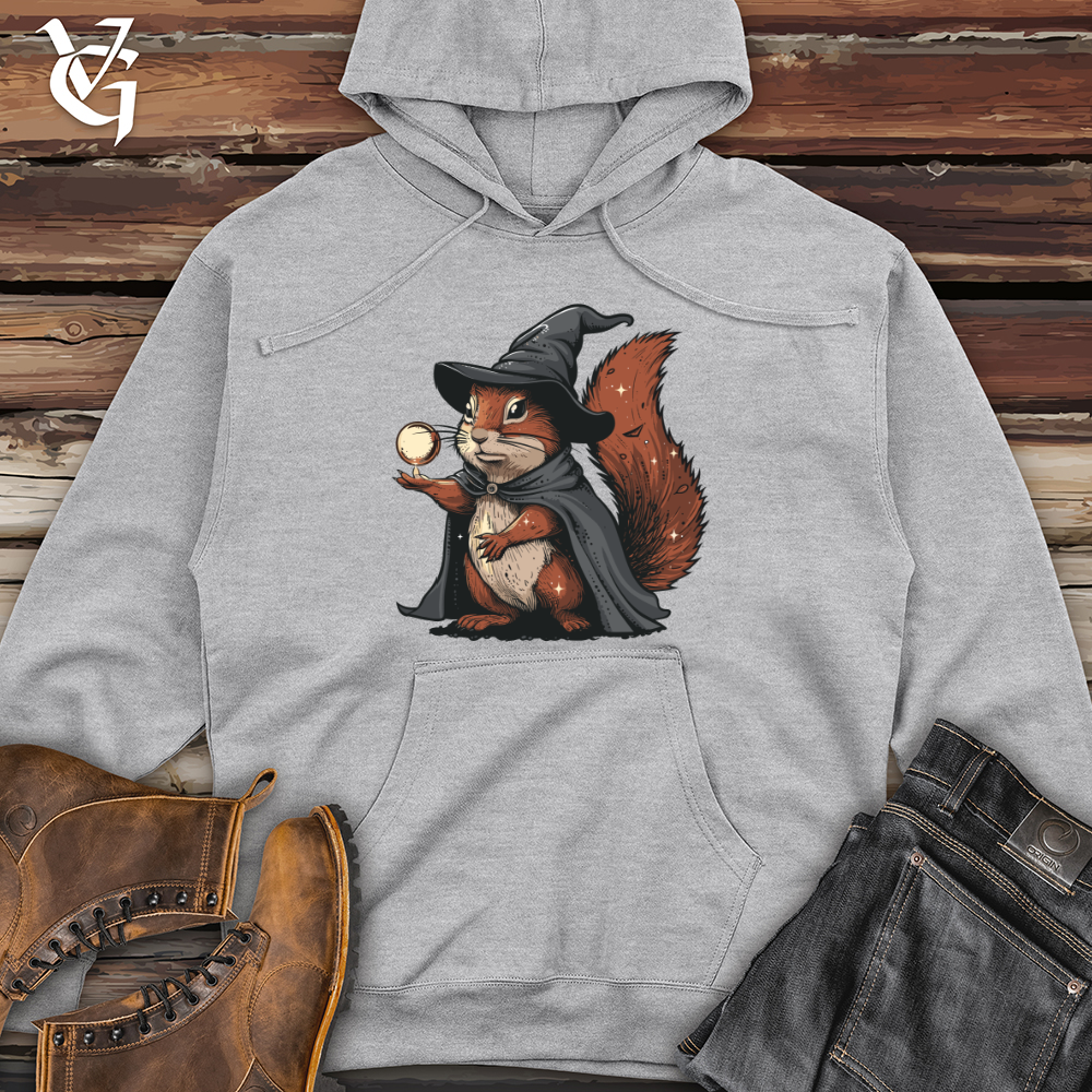 Enchanted Squirrel Sorcerer Midweight Hooded Sweatshirt