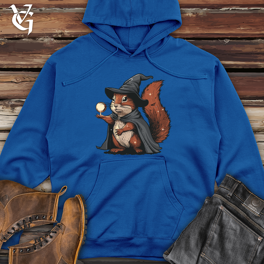 Enchanted Squirrel Sorcerer Midweight Hooded Sweatshirt