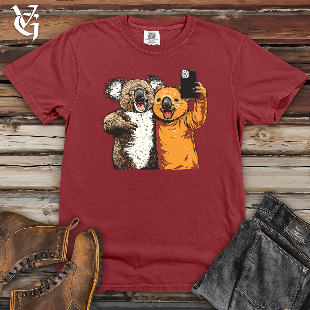Koala Selfie Heavy Cotton Comfort Colors Tee