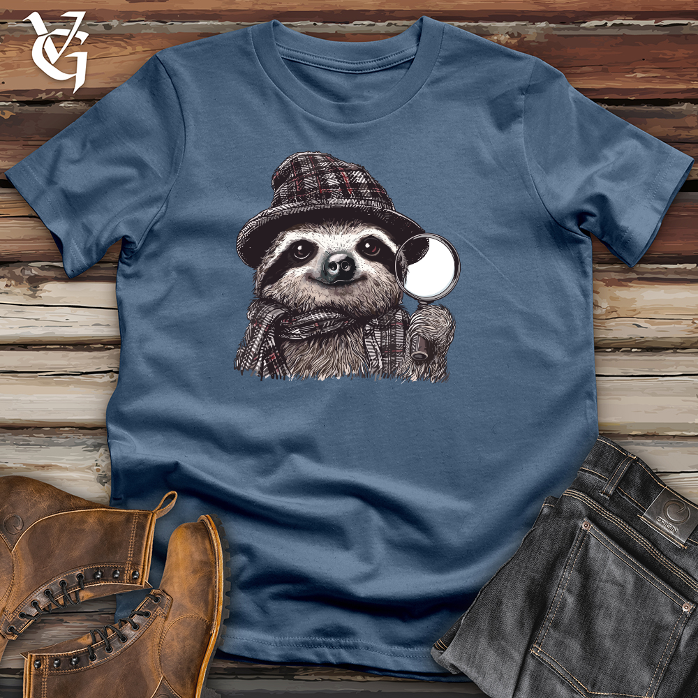 Sloth Detective Cotton Tee
