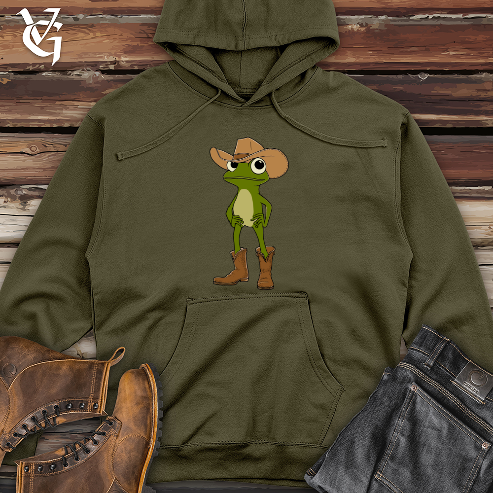 Frog in Boots Midweight Hooded Sweatshirt