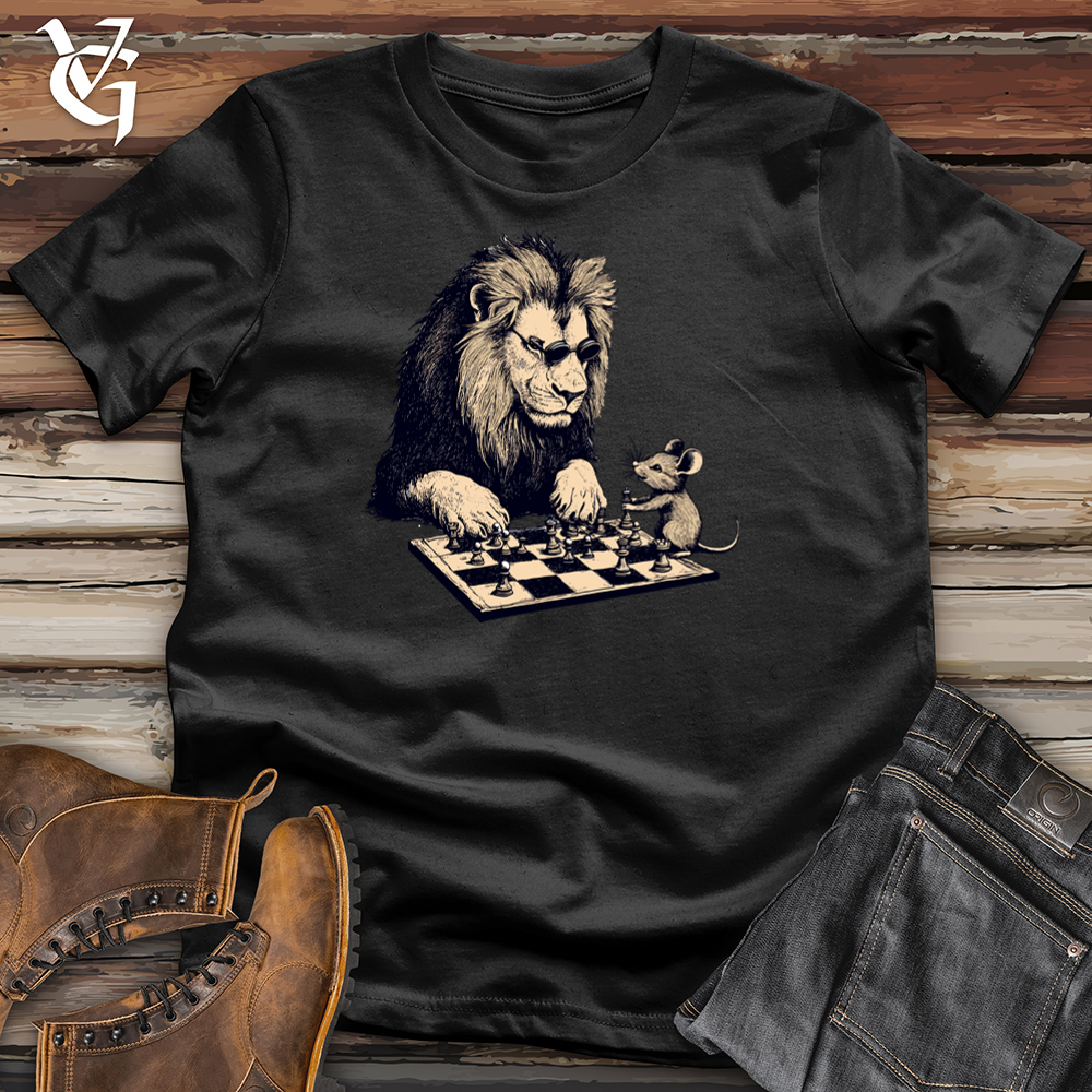 Mouse Lion Chess Cotton Tee