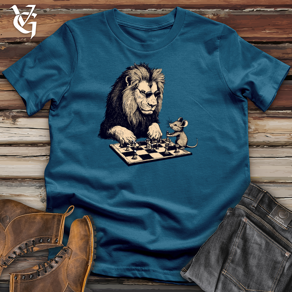 Mouse Lion Chess Cotton Tee
