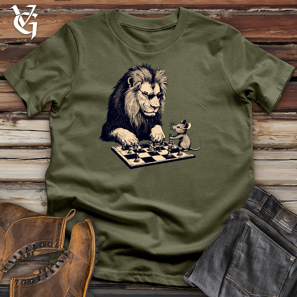 Mouse Lion Chess Cotton Tee