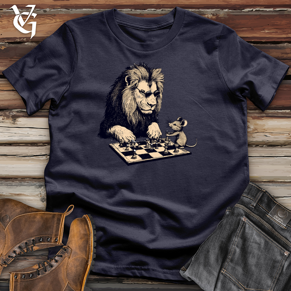 Mouse Lion Chess Cotton Tee