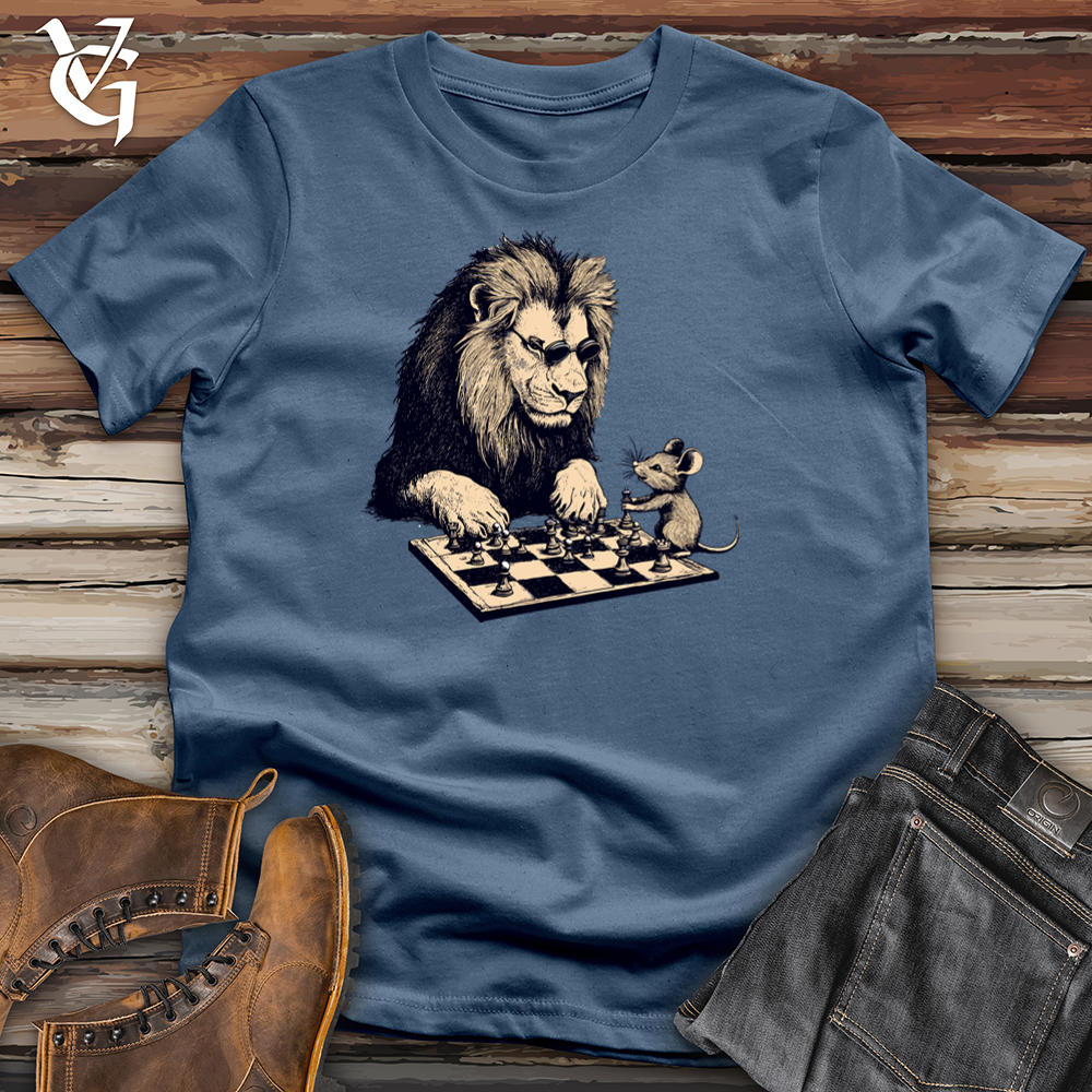 Mouse Lion Chess Cotton Tee