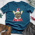 Pudgy Santa Pug Cotton Tee