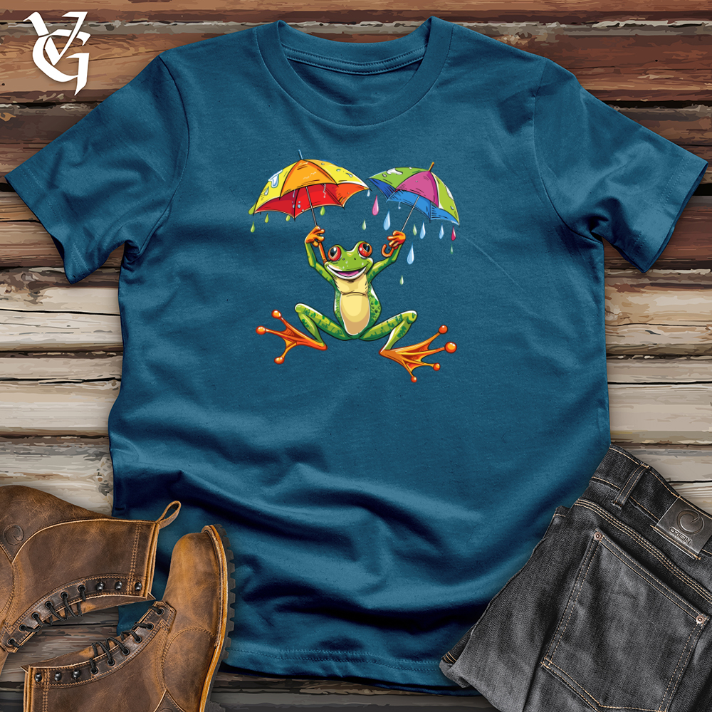 Puddle Boogie Frog Cotton Tee