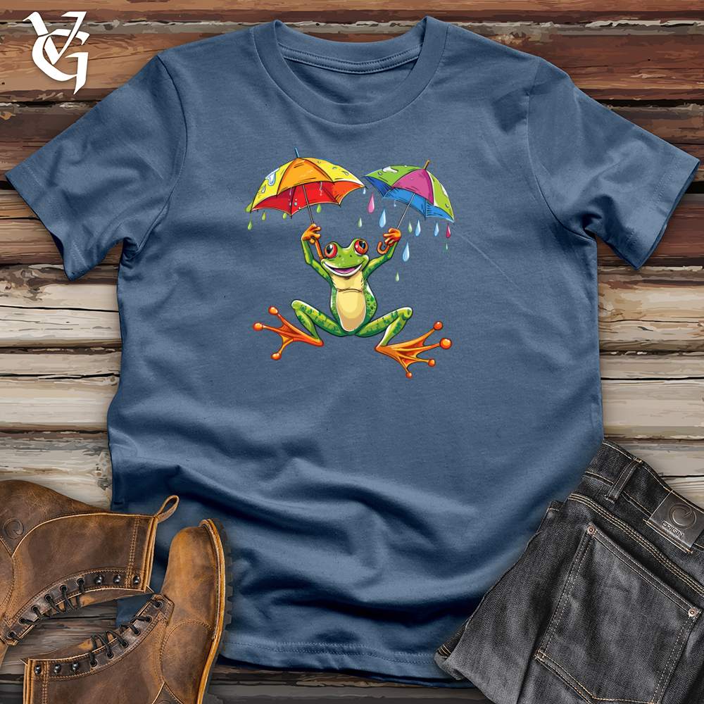 Puddle Boogie Frog Cotton Tee