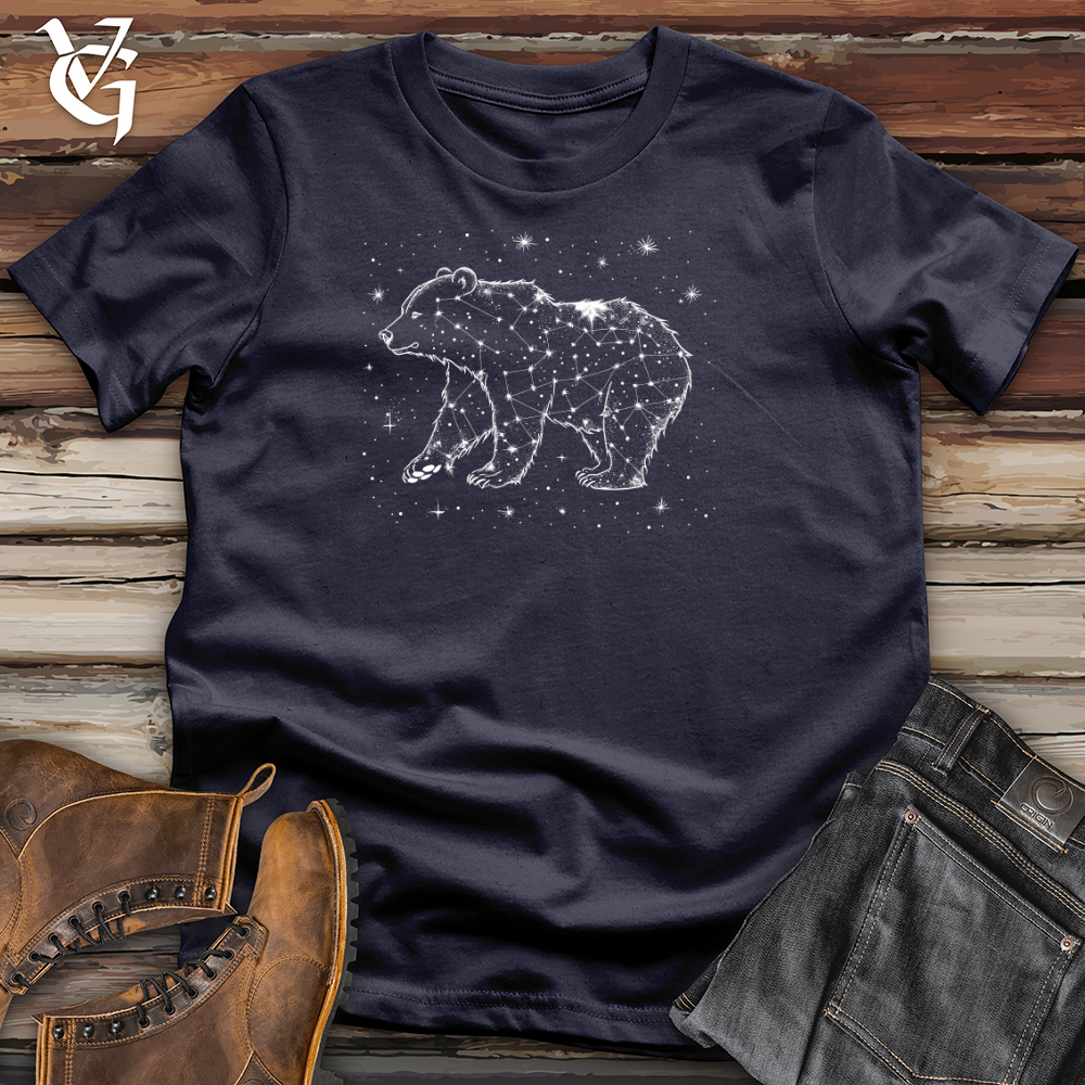 Cosmic Bear Constellations Cotton Tee