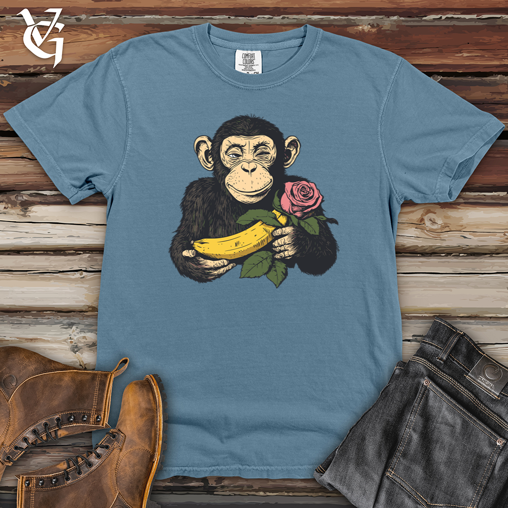 Monkey Valentine Heavy Cotton Comfort Colors Tee