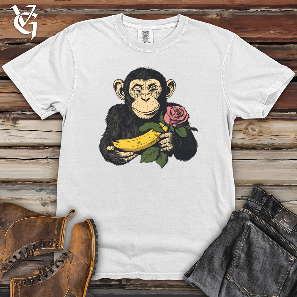 Monkey Valentine Heavy Cotton Comfort Colors Tee