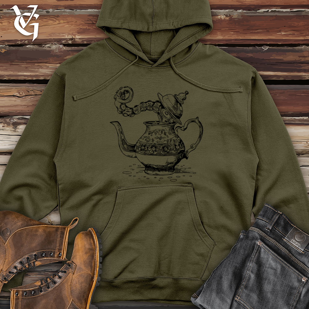 Octopus Teapot Midweight Hooded Sweatshirt
