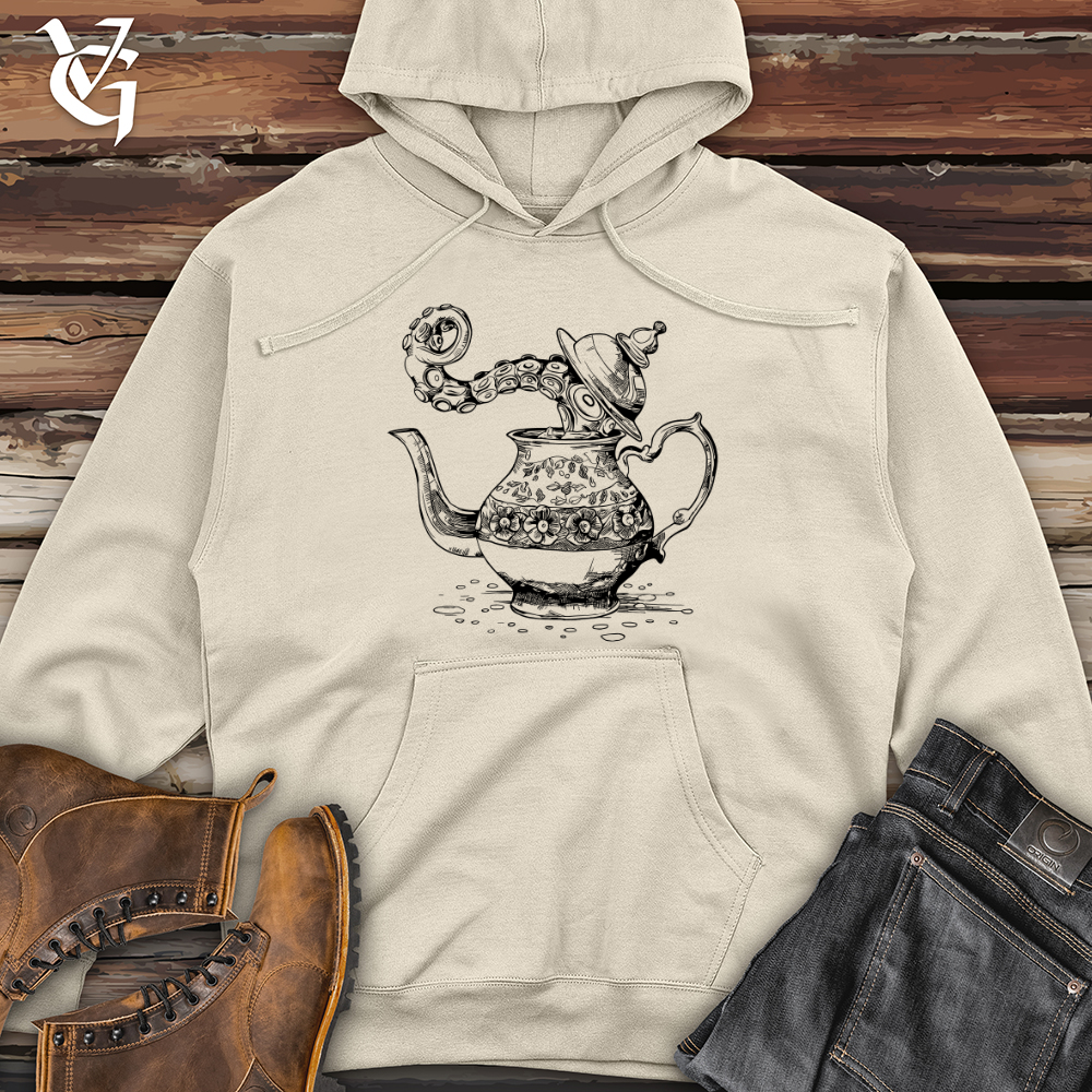 Octopus Teapot Midweight Hooded Sweatshirt