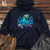 Blue Octopus Midweight Hooded Sweatshirt