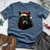 Dark Christmas Wolf Cotton Tee