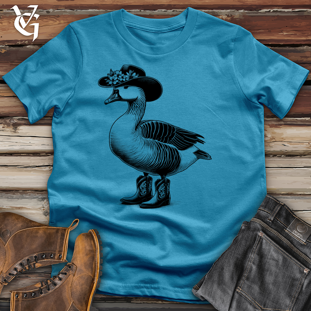 Western Cowboy Goose Cotton Tee