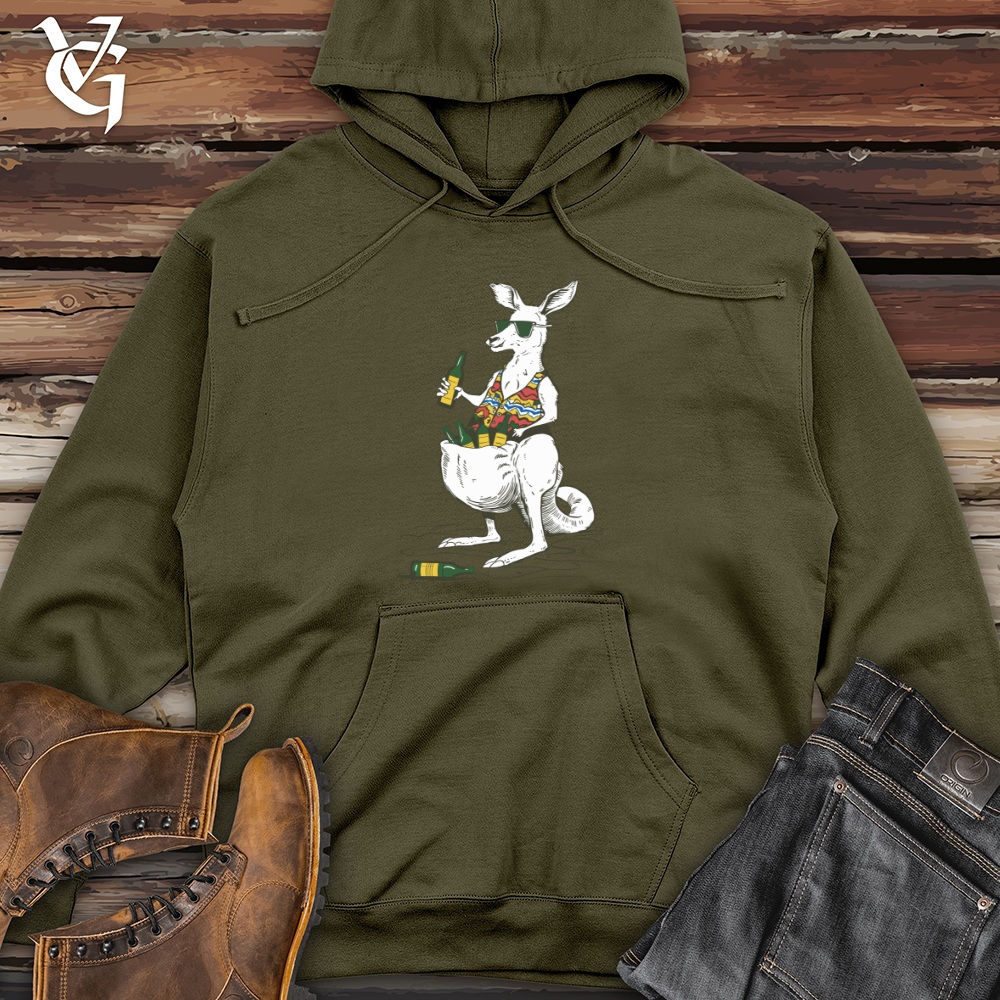 Kangaroo Drinker Midweight Hooded Sweatshirt