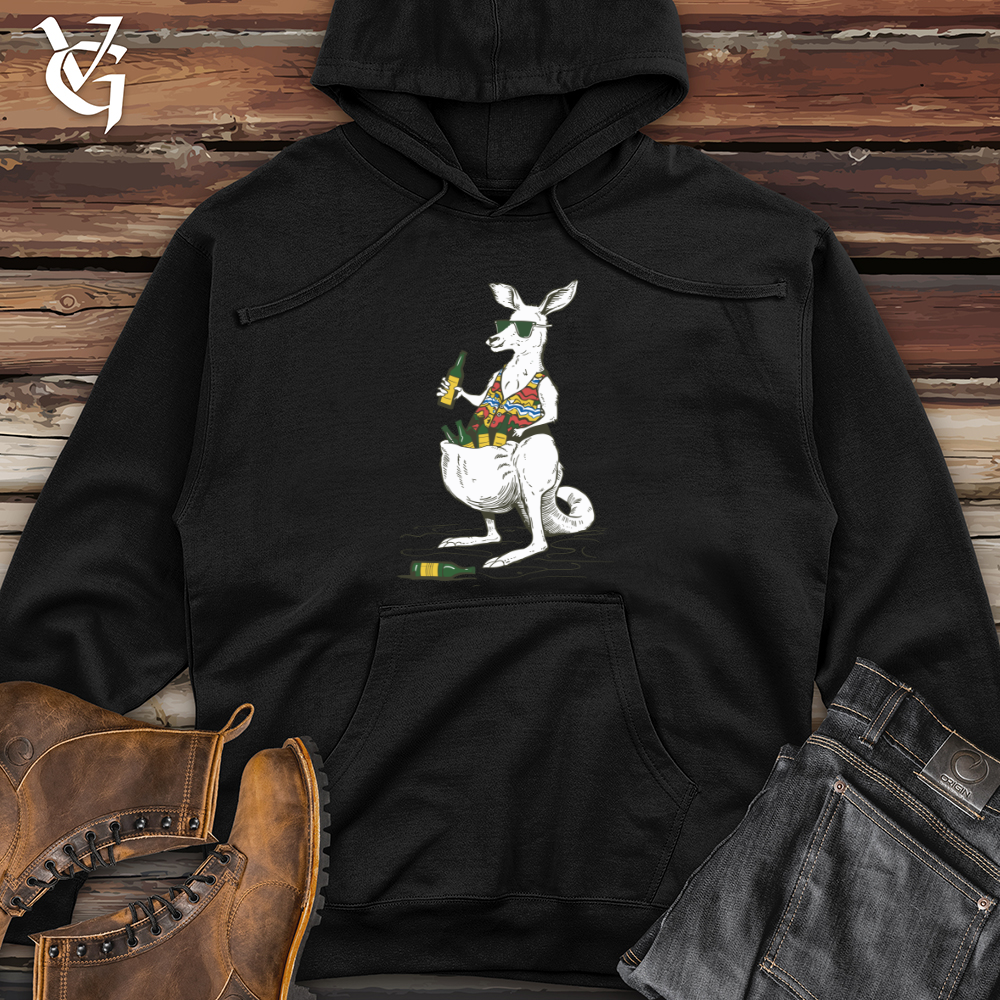 Kangaroo Drinker Midweight Hooded Sweatshirt