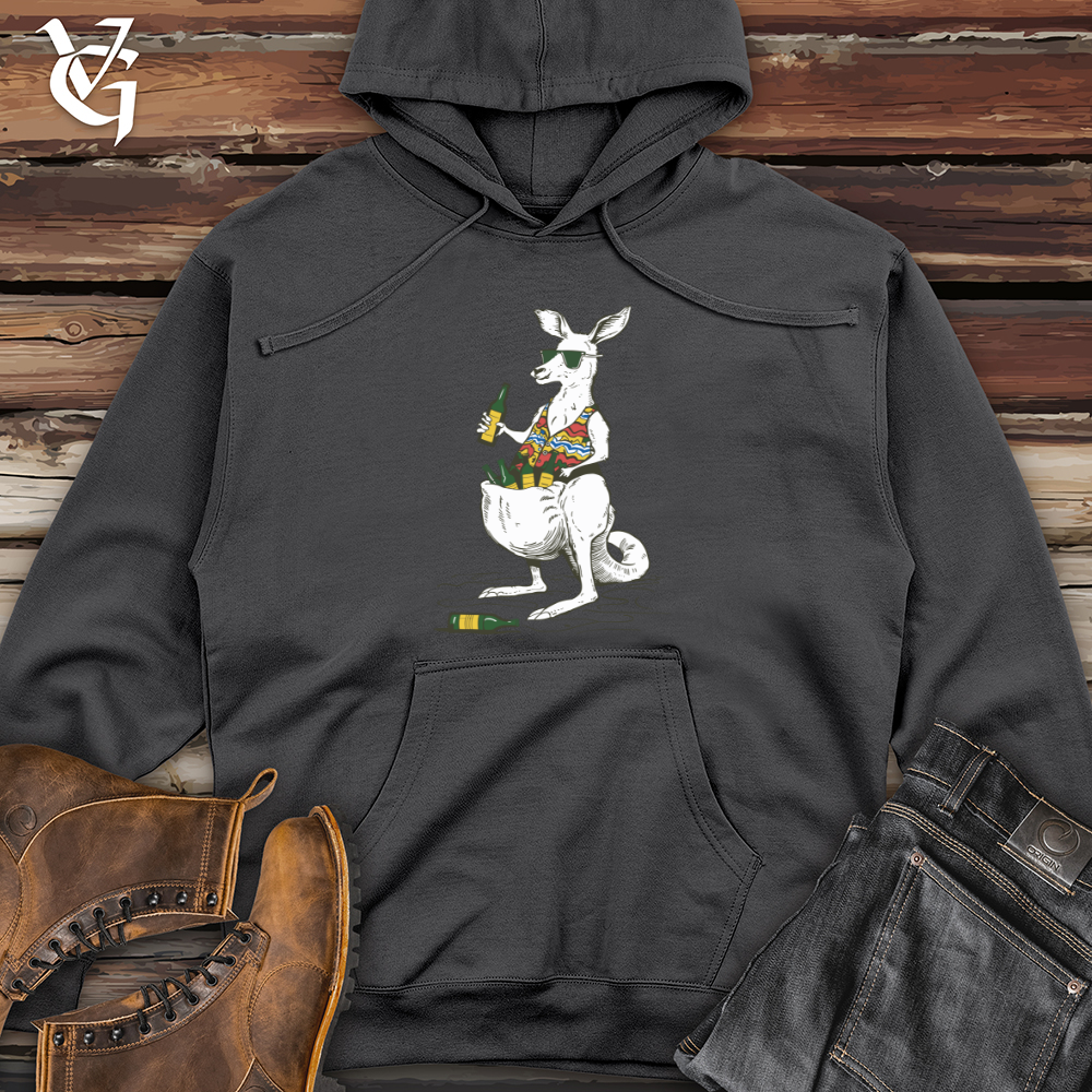 Kangaroo Drinker Midweight Hooded Sweatshirt