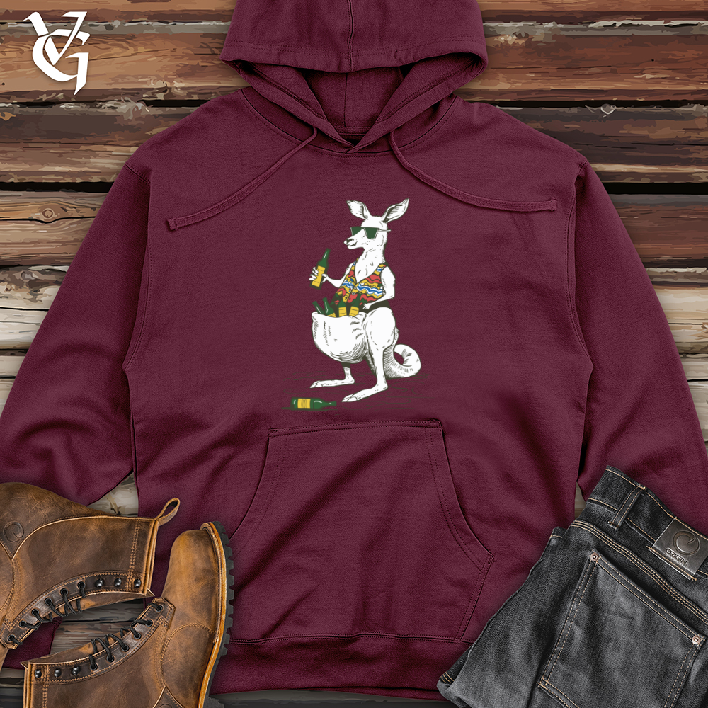 Kangaroo Drinker Midweight Hooded Sweatshirt